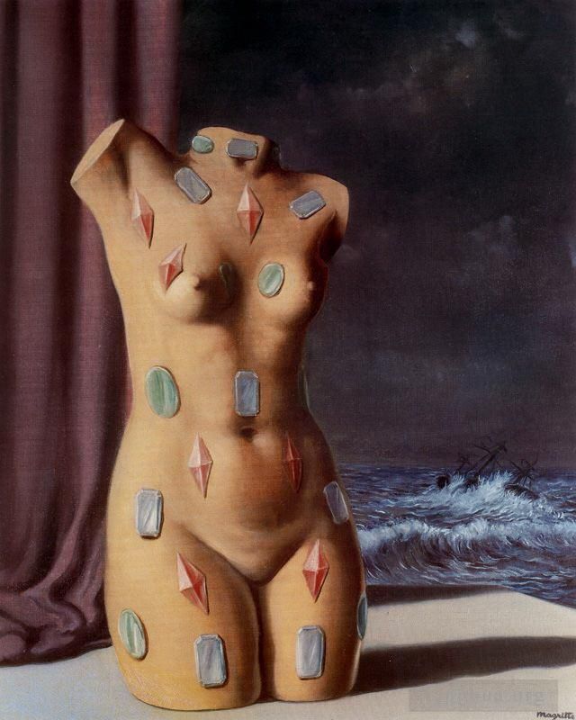 René François Ghislain Magritte Types de peintures - La goutte d'eau 1948