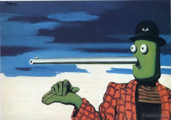 René François Ghislain Magritte Types de peintures - L'ellipse 1948