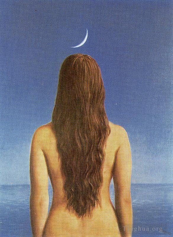René François Ghislain Magritte Types de peintures - La robe du soir 1954