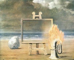 René François Ghislain Magritte œuvre - La belle captive 1947