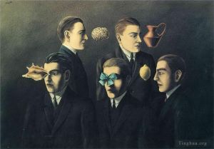 René François Ghislain Magritte œuvre - Les objets familiers 1928