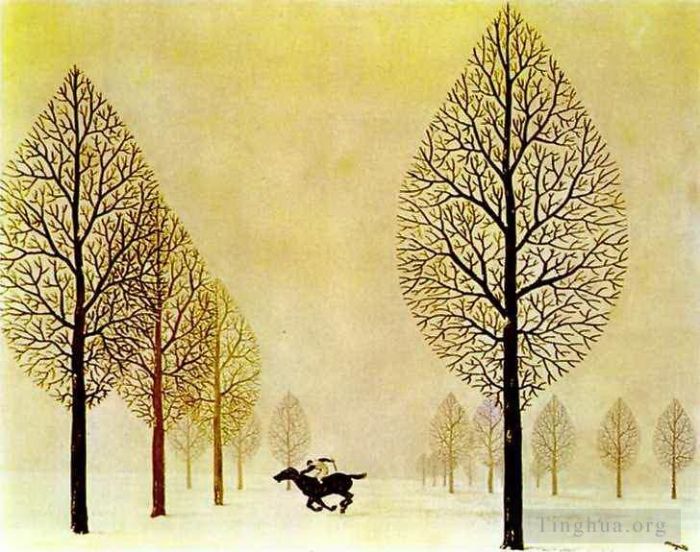 René François Ghislain Magritte Types de peintures - Le jockey perdu 1948