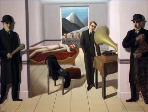 Tous les types de peintures contemporaines - L'assassin menacé 1927
