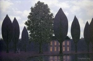 René François Ghislain Magritte œuvre - Les mystérieuses barricades 1961