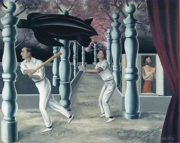 René François Ghislain Magritte Types de peintures - Le joueur secret 1927