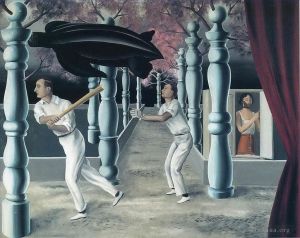 Tous les types de peintures contemporaines - Le joueur secret 1927