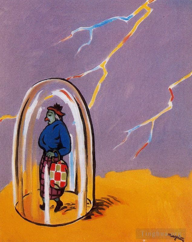 René François Ghislain Magritte Types de peintures - Le bouchon de remorquage 1947