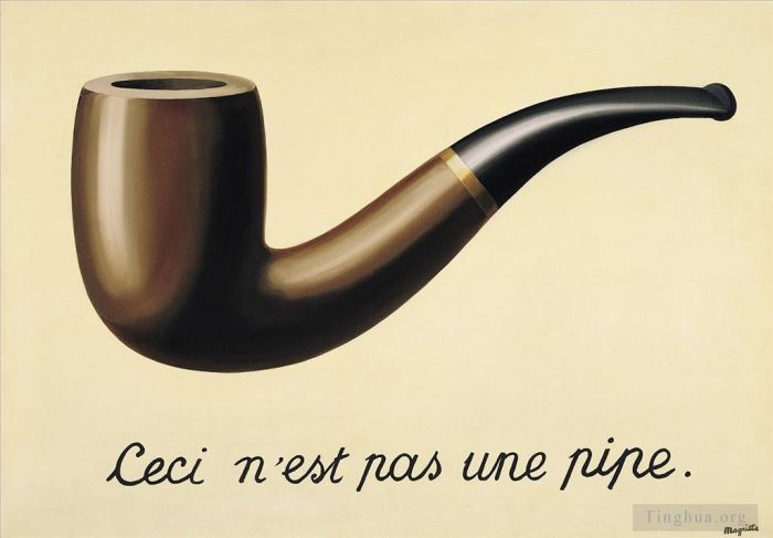 René François Ghislain Magritte Types de peintures - La trahison des images ceci n'est pas une pipe 1942
