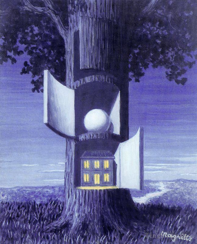 René François Ghislain Magritte Types de peintures - La voix du sang 1948
