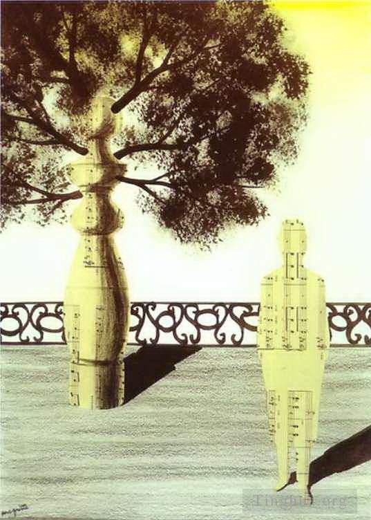 René François Ghislain Magritte Types de peintures - Sans titre