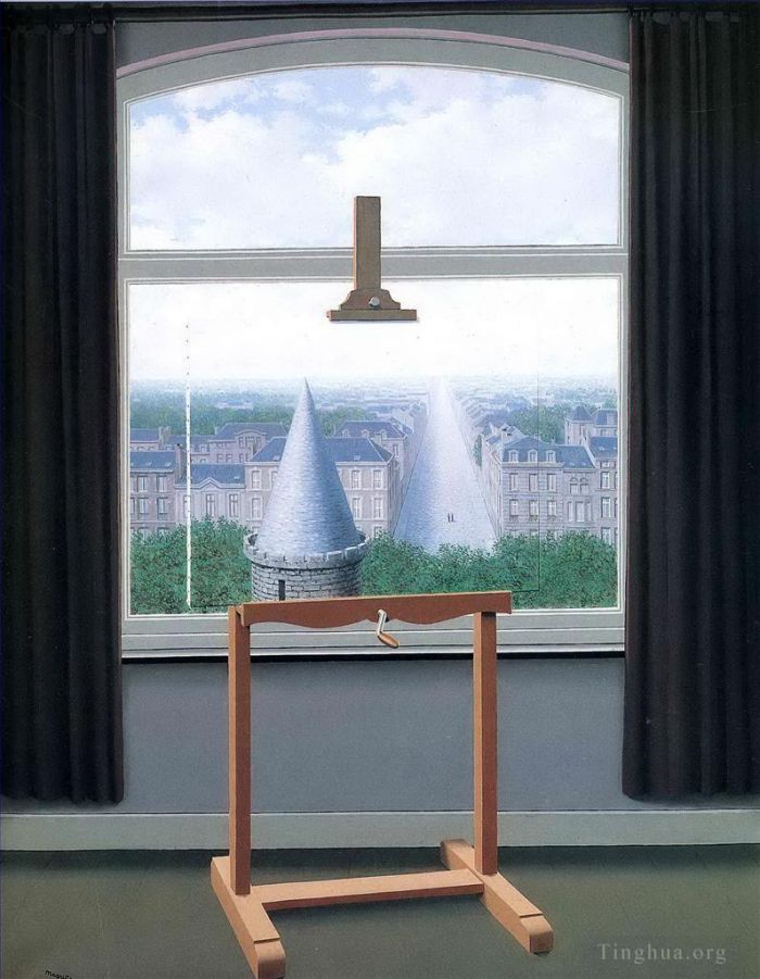 René François Ghislain Magritte Types de peintures - Où marchait Euclide, 1955