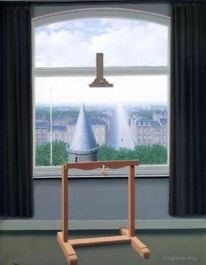 René François Ghislain Magritte œuvre - Où marchait Euclide, 1955