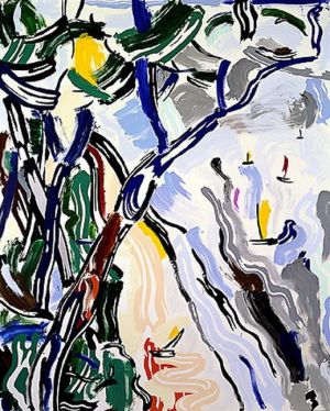 Roy Fox Lichtenstein œuvre - Voiliers 1985