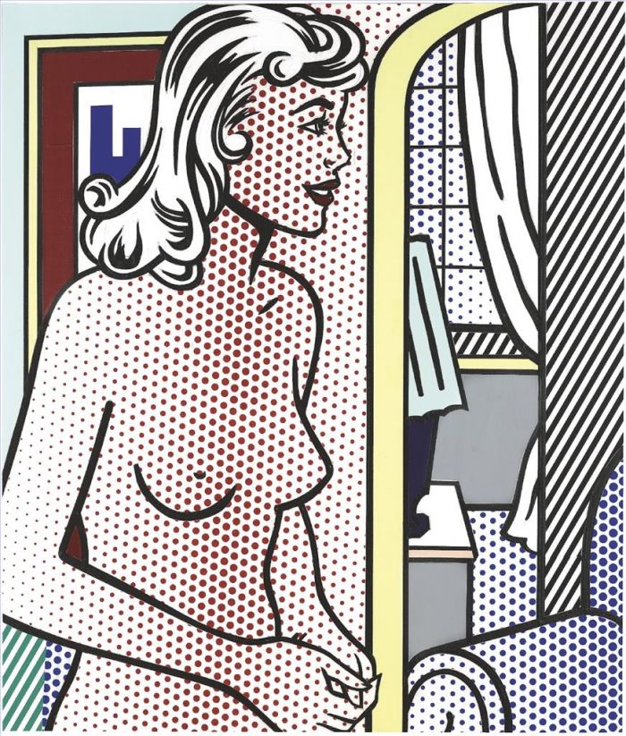Roy Fox Lichtenstein Types de peintures - Nu dans l'appartement