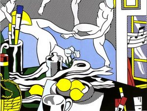 Roy Fox Lichtenstein œuvre - Atelier d'artiste la danse 1974