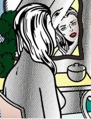 Roy Fox Lichtenstein œuvre - Nu à la vanité