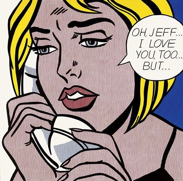 Roy Fox Lichtenstein Types de peintures - Oh Jeff, je t'aime mais