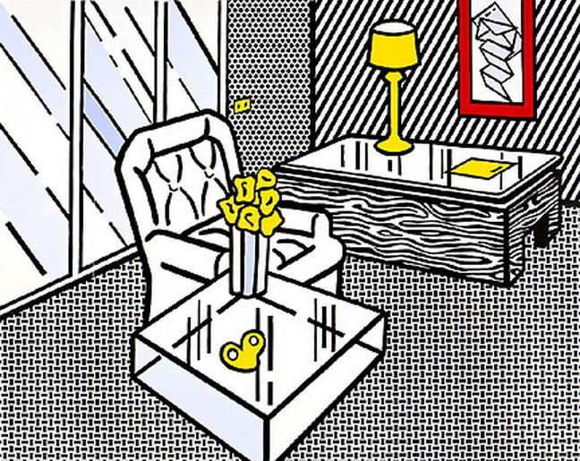 Roy Fox Lichtenstein Types de peintures - La tanière 1990