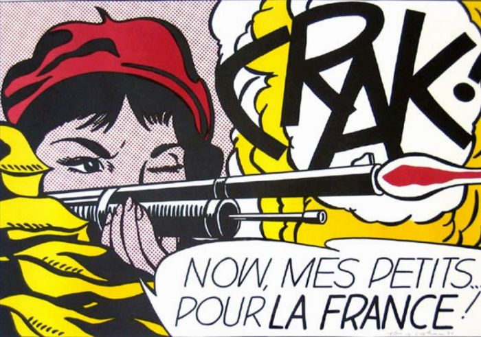 Roy Fox Lichtenstein Types de peintures - Sans titre