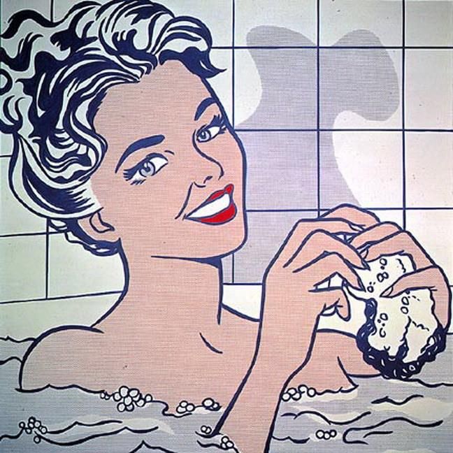 Roy Fox Lichtenstein Types de peintures - Femme au bain 1963