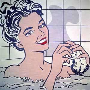 Roy Fox Lichtenstein œuvre - Femme au bain 1963