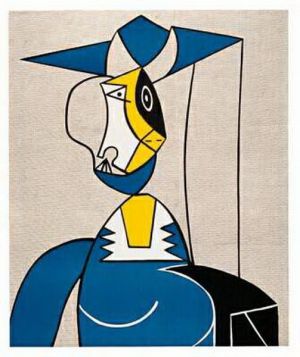 Roy Fox Lichtenstein œuvre - Femme au chapeau