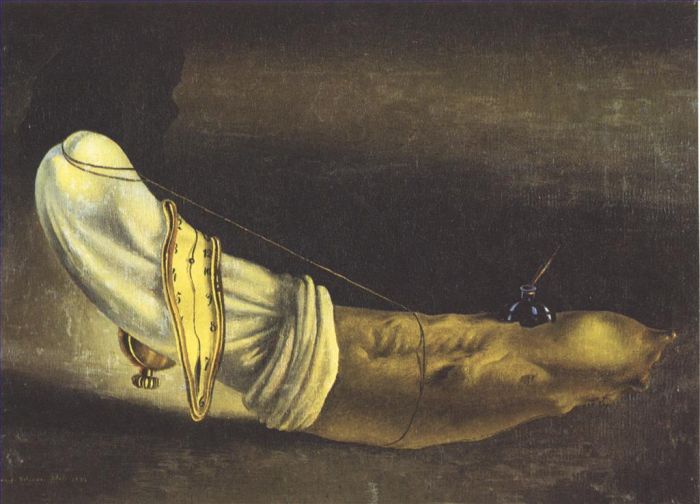 Salvador Dalí Peinture à l'huile - Pain anthropomorphe