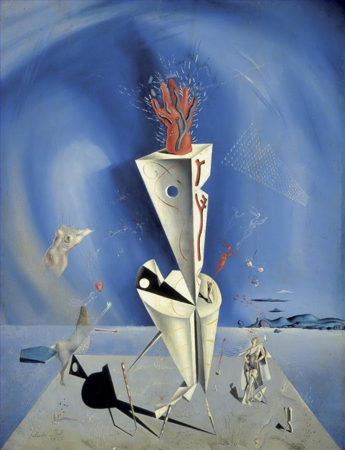 Salvador Dalí Peinture à l'huile - Appareil et main