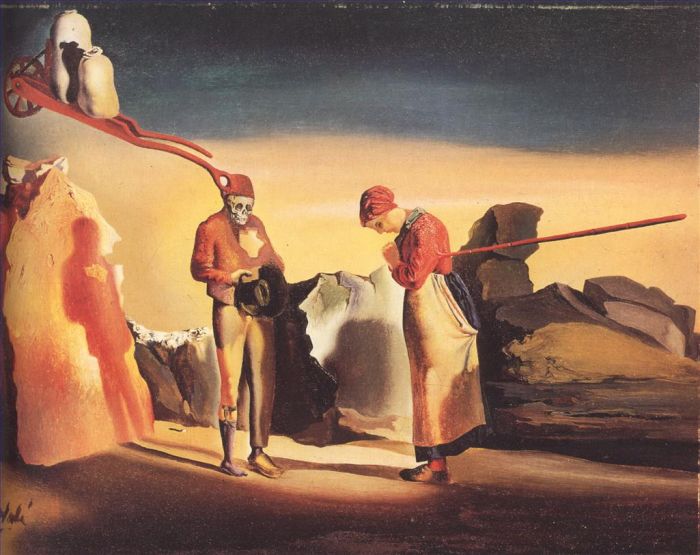 Salvador Dalí Peinture à l'huile - Atavisme au crépuscule