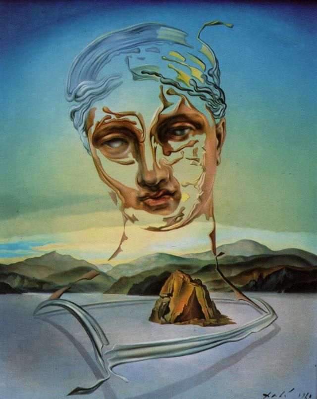 Salvador Dalí Peinture à l'huile - Naissance d'une divinité
