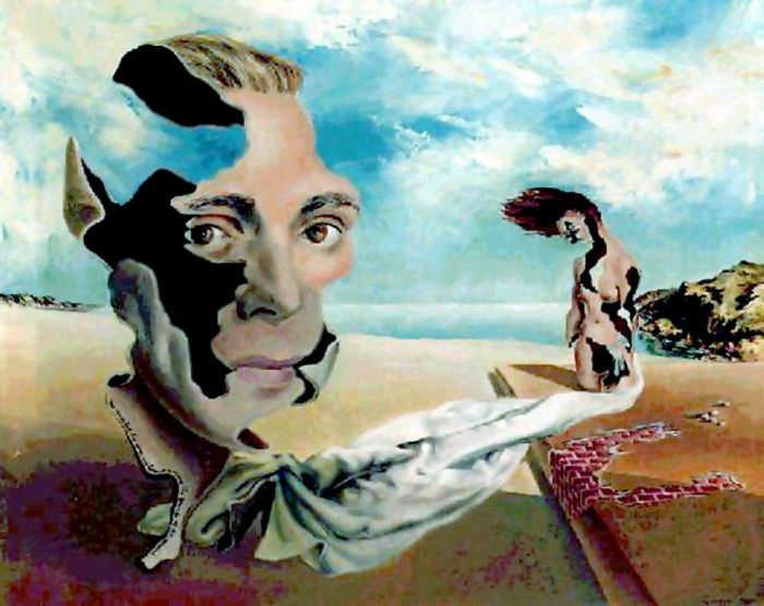 Salvador Dalí Peinture à l'huile - Corrosif