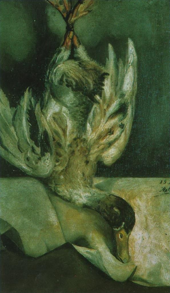 Salvador Dalí Peinture à l'huile - Canard 1918