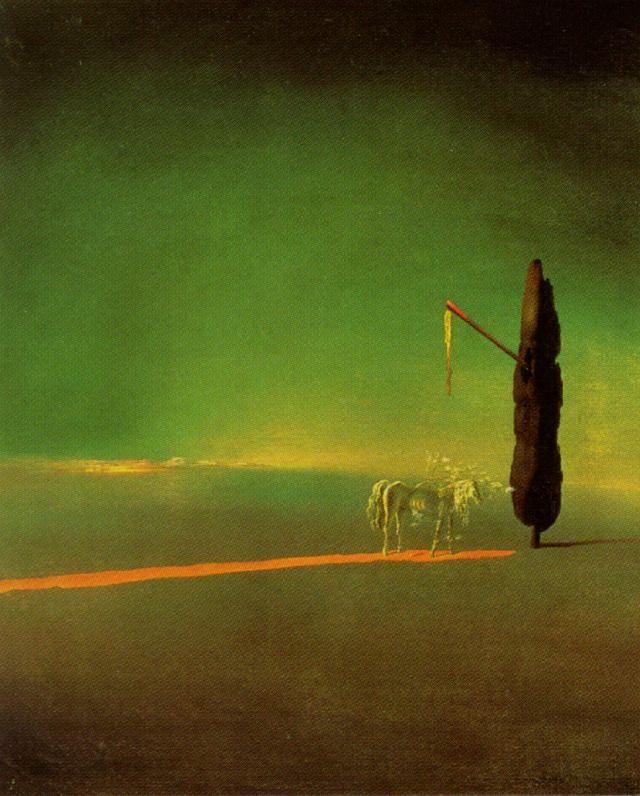 Salvador Dalí Peinture à l'huile - Eclipse et Osmose Végétale