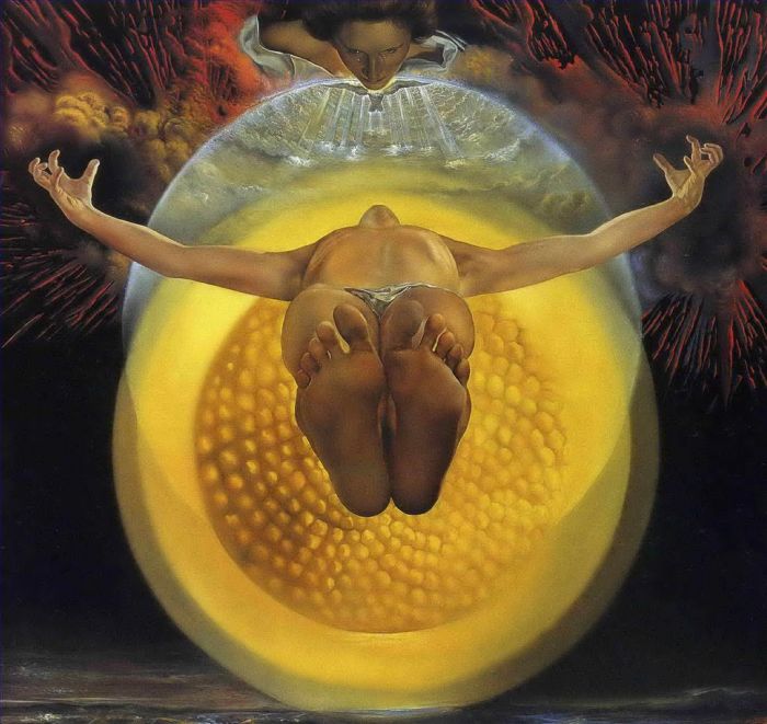 Salvador Dalí Peinture à l'huile - Fête de l'Ascension