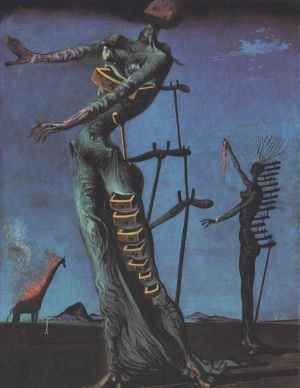 Salvador Dalí œuvre - Girafe enflammée