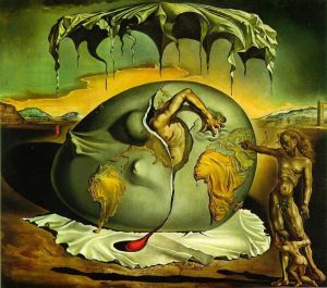 Salvador Dalí œuvre - Enfant géopolitique observant la naissance de l’homme nouveau