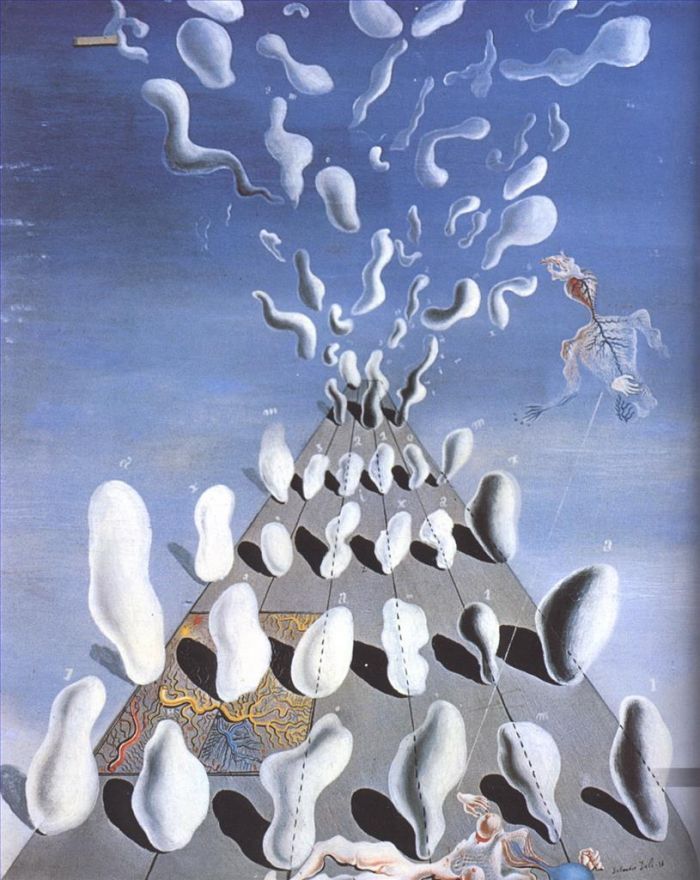 Salvador Dalí Peinture à l'huile - Chair de poule inaugurale