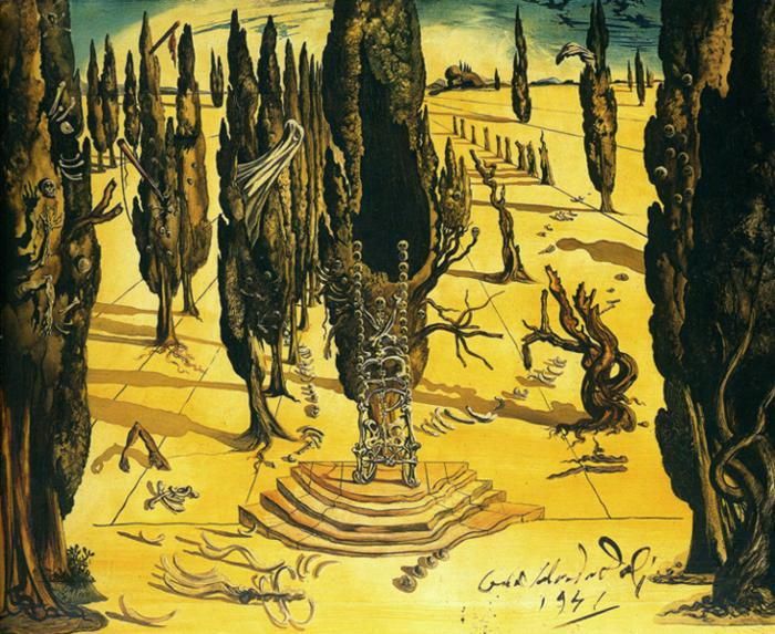 Salvador Dalí Peinture à l'huile - Labyrinthe II