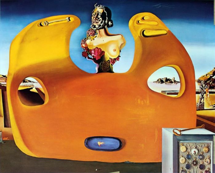 Salvador Dalí Peinture à l'huile - Mémoire de la femme enfant