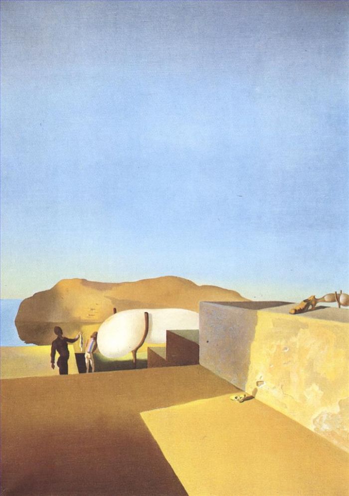 Salvador Dalí Peinture à l'huile - Persistance du beau temps