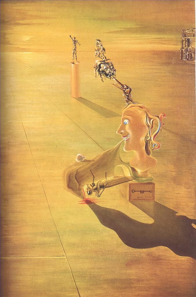 Salvador Dalí Peinture à l'huile - Fantasmagorie