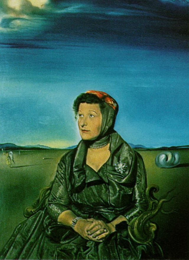 Salvador Dalí Peinture à l'huile - Portrait de Mme Fagen