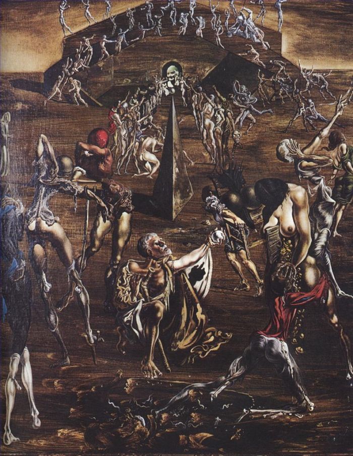 Salvador Dalí Peinture à l'huile - Résurrection de la chair
