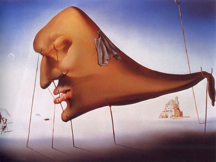 Salvador Dalí Peinture à l'huile - Dormir