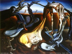 Salvador Dalí œuvre - Araignée du soir Espoir