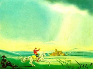 Salvador Dalí œuvre - Saint Georges et le Dragon