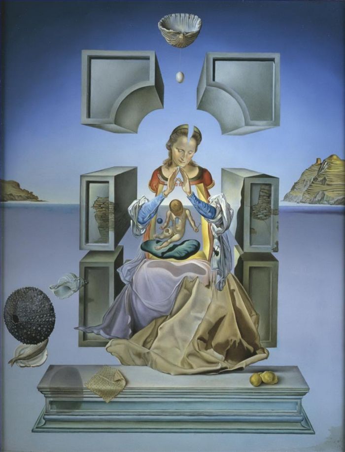 Salvador Dalí Peinture à l'huile - La Madone de Port Lligat