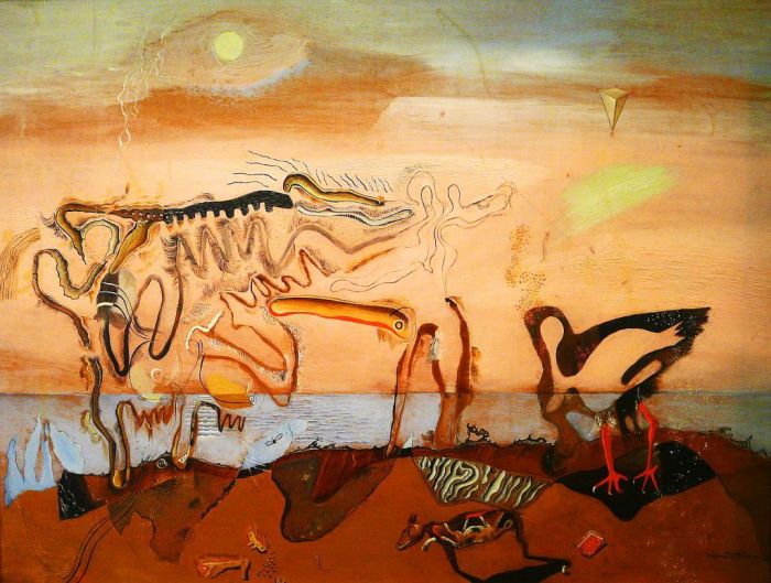 Salvador Dalí Peinture à l'huile - La vache spectrale