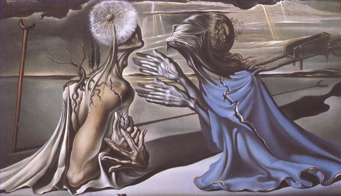 Salvador Dalí Peinture à l'huile - Tristan et Isolde