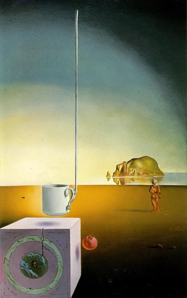 Salvador Dalí Peinture à l'huile - Câblé aux yeux de beaucoup